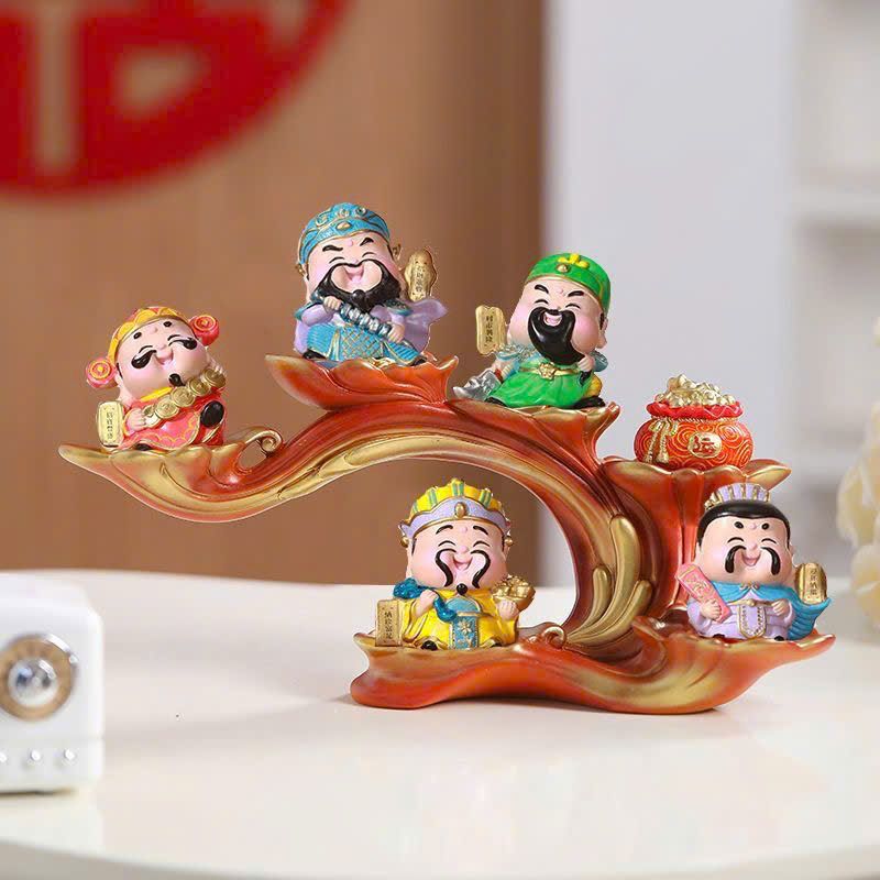  Bộ Tượng Ngũ Phúc Thần Tài Cao Cấp 