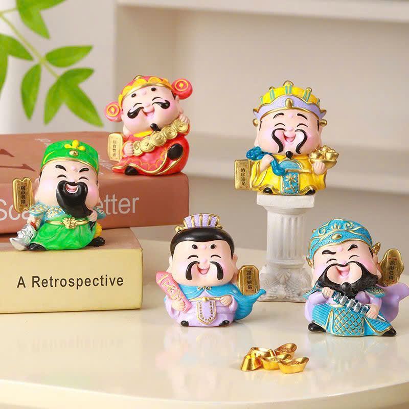  Bộ Tượng Ngũ Phúc Thần Tài Cao Cấp 