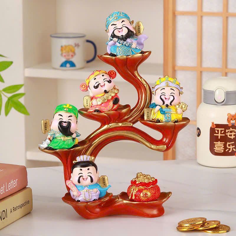  Bộ Tượng Ngũ Phúc Thần Tài Cao Cấp 