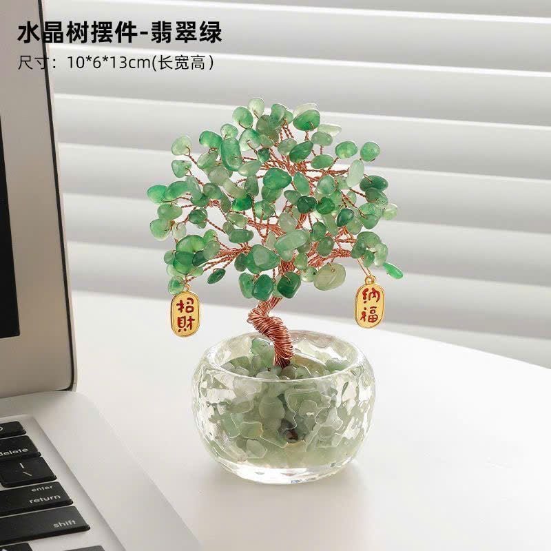  Chậu Cây Đá Thạch Anh Chiêu tài 