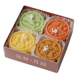  Set 4 Nến Thơm Trang Trí Bánh Trung Thu 