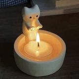  Giá Đỡ Nến Trang Trí Mèo Đáng Yêu 