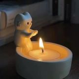  Giá Đỡ Nến Trang Trí Mèo Đáng Yêu 
