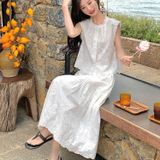  Set Váy Liền Dáng Dài + Áo Hoa 