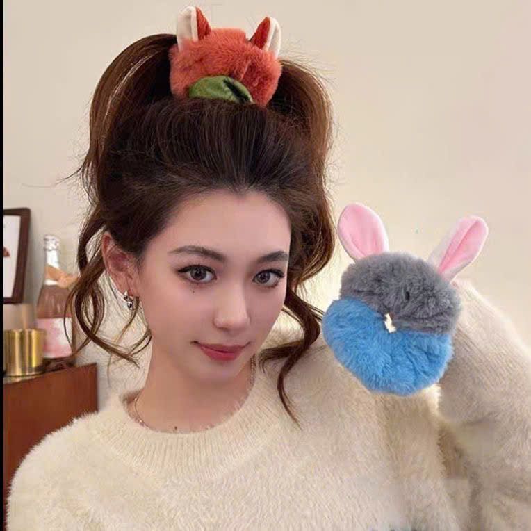  Sang Trọng Tai Cáo Băng Đô Quấn Tóc 