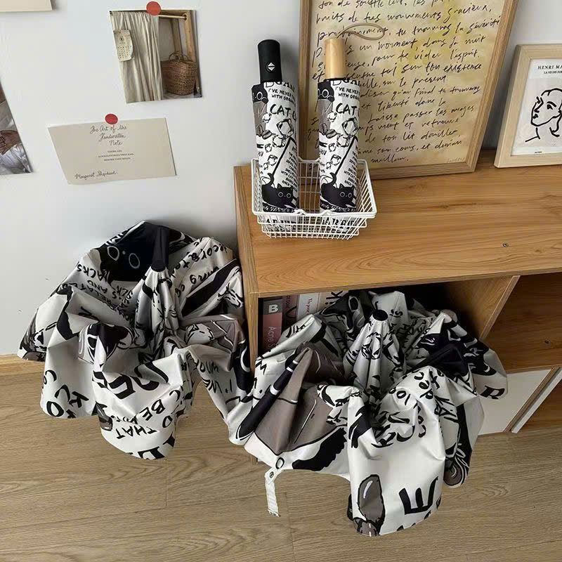  Dù Gấp Kiểu Hình Mèo Dễ Thương 