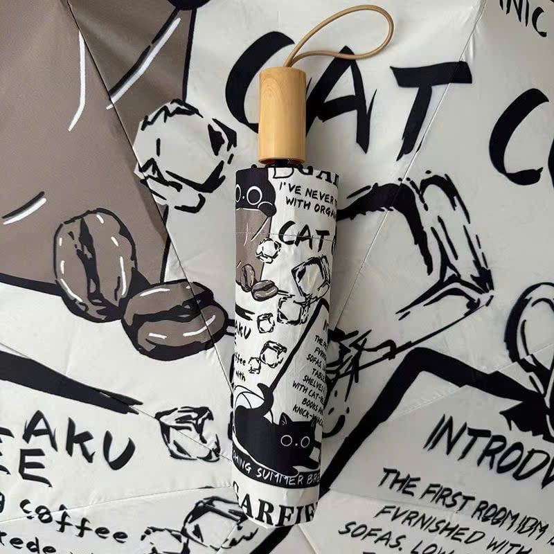  Dù Gấp Kiểu Hình Mèo Dễ Thương 