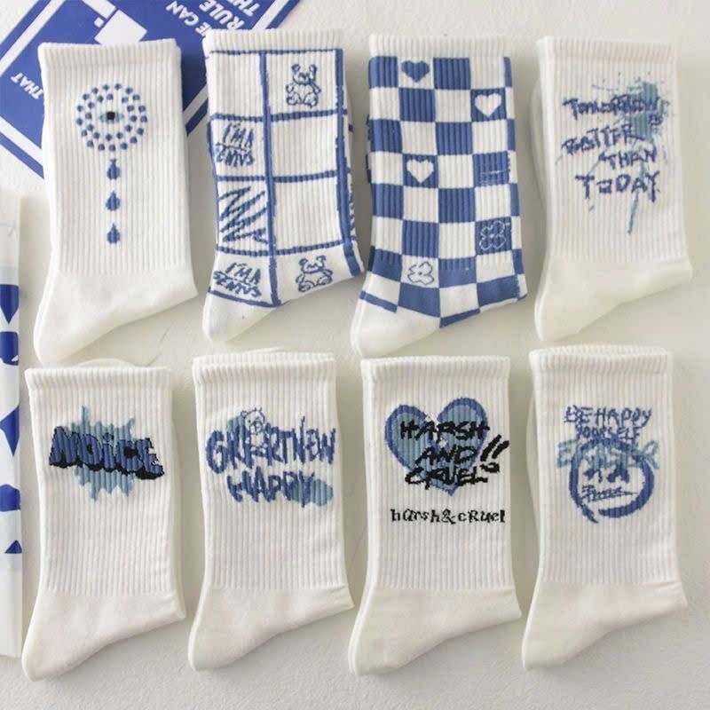  Vớ Tất Nam Nữ Unisex Cổ Cao 