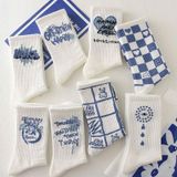  Vớ Tất Nam Nữ Unisex Cổ Cao 