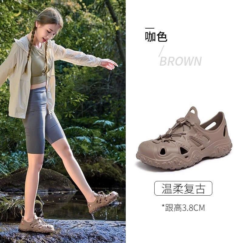  Giày Lỗ Nam Nữ Mùa Hè Ngoài Trời 