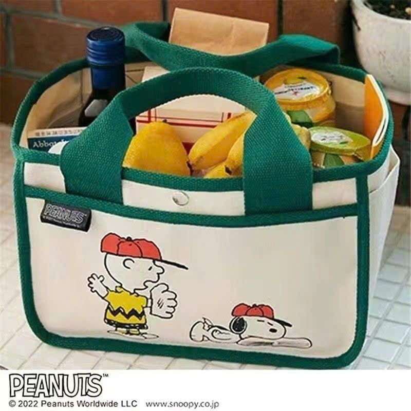  Túi Tote Snoopy Đựng Đồ Ăn Trưa 