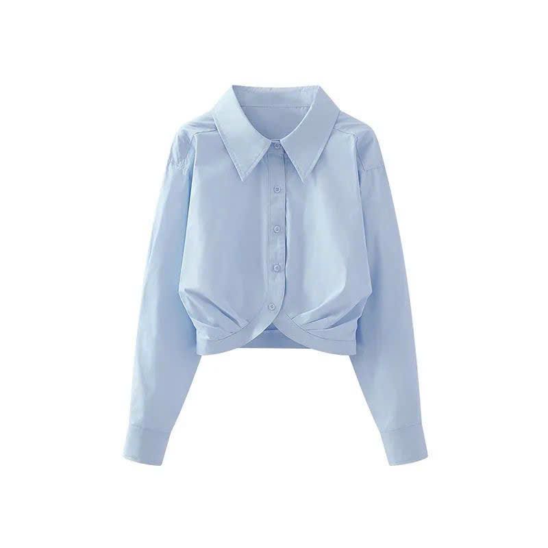  Áo Sơ Mi Croptop Cách Điệu 