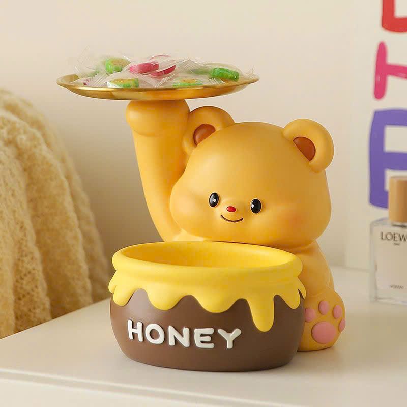  Gấu Vàng Honey Kệ Để Đồ 