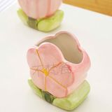  Lọ Bút Gốm Hoa Tulip Dễ Thương 