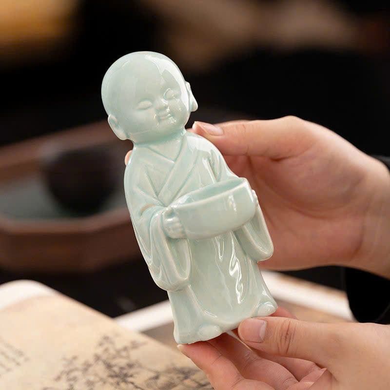  Tượng Chú Tiểu Bê Nến 