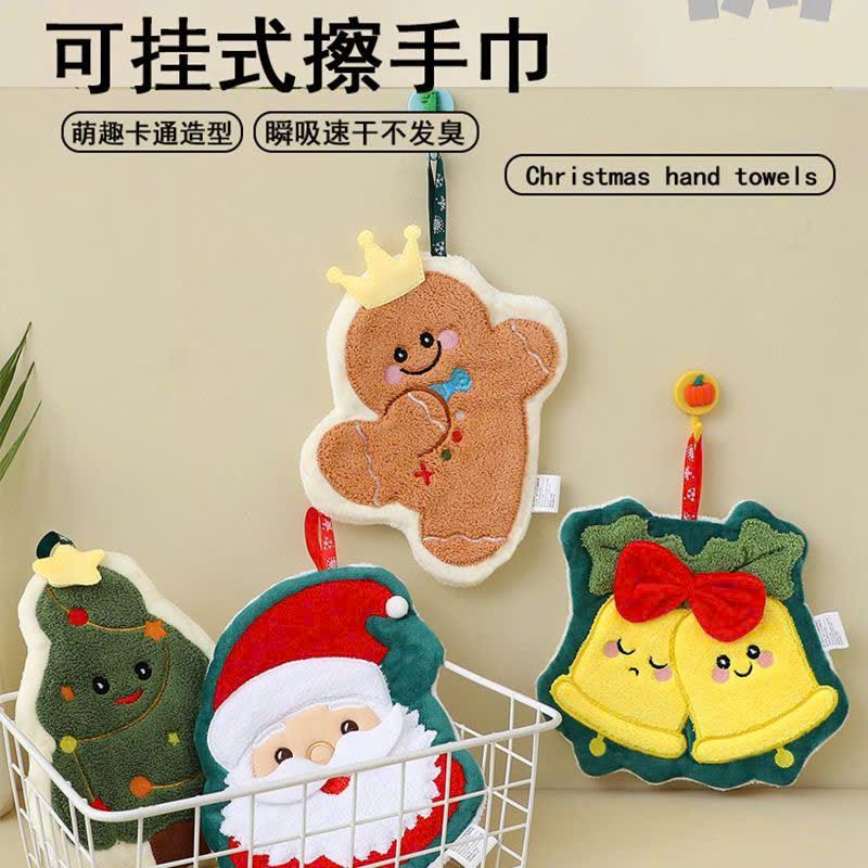  Khăn Lau Tay Họa Tiết Noel 