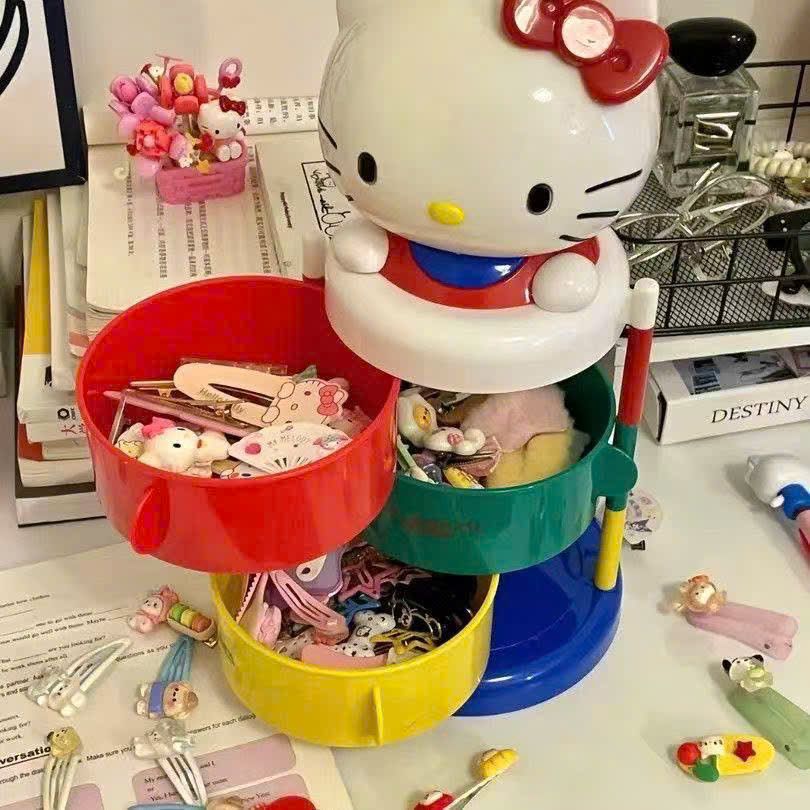  Hộp Xoay Hello Kitty Đựng Đồ 