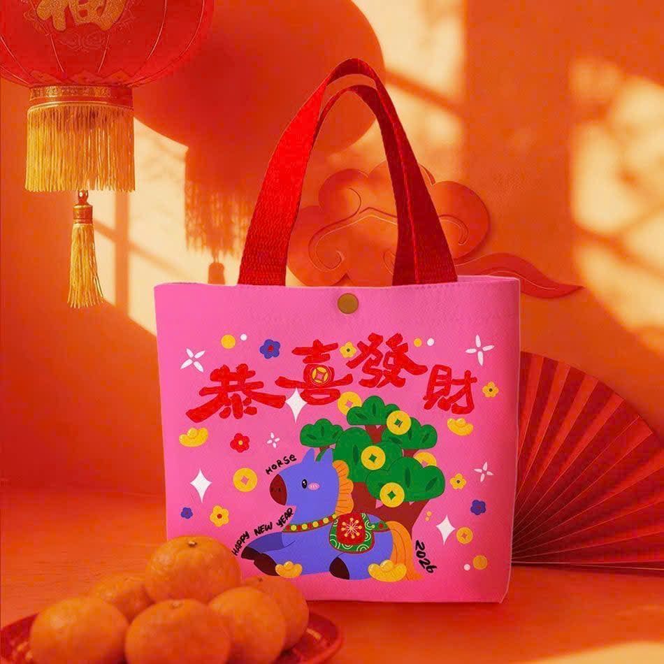  Túi Vải Nhiều Màu 20x25cm 