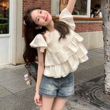  Áo Xếp Tầng Thời Trang 