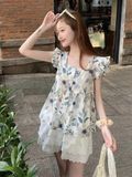  Áo Kiểu Dáng Peplum Tay Bèo Nữ 