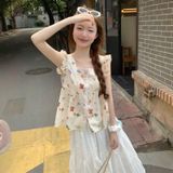  Áo Kiểu Dáng Peplum Tay Bèo Nữ 