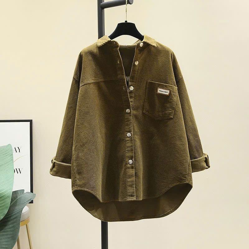  Áo Sơ Mi Nhung Dễ Phối Đồ 