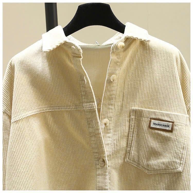  Áo Sơ Mi Nhung Dễ Phối Đồ 