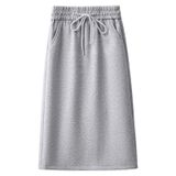  Chân Váy Chữ A Nhung Tăm 