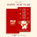  Set Bao Lì Xì Năm Mới 2026 