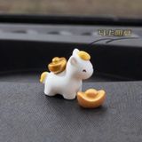  Ngựa + 3 Cục Vàng Trang Trí Xe 