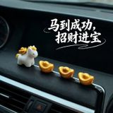  Ngựa + 3 Cục Vàng Trang Trí Xe 