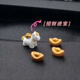  Ngựa + 3 Cục Vàng Trang Trí Xe 