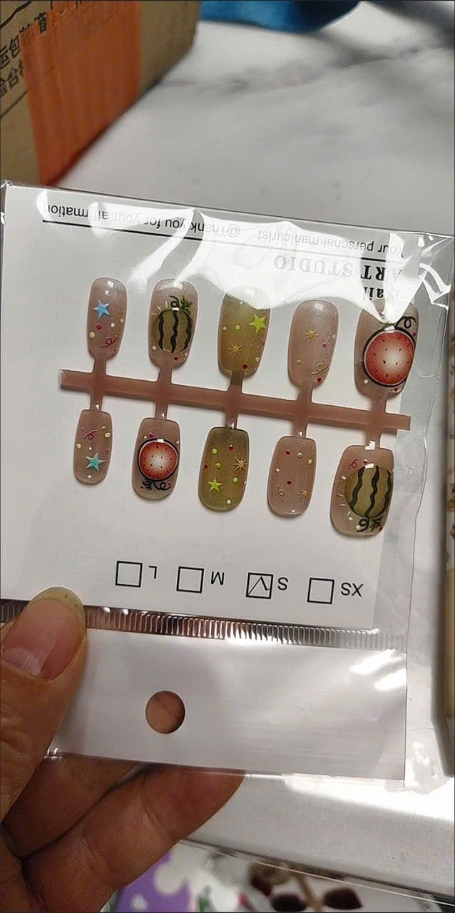  Set 10 chiếc Móng Tay Dán Thủ Công 