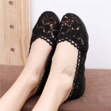  Giày Búp Bê Nữ Ren Lưới Mũi Tròn 