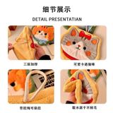  Khăn Tay Hình Mèo Lông Cừu San Hô 