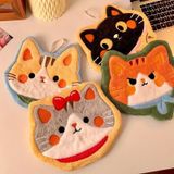  Khăn Tay Hình Mèo Lông Cừu San Hô 