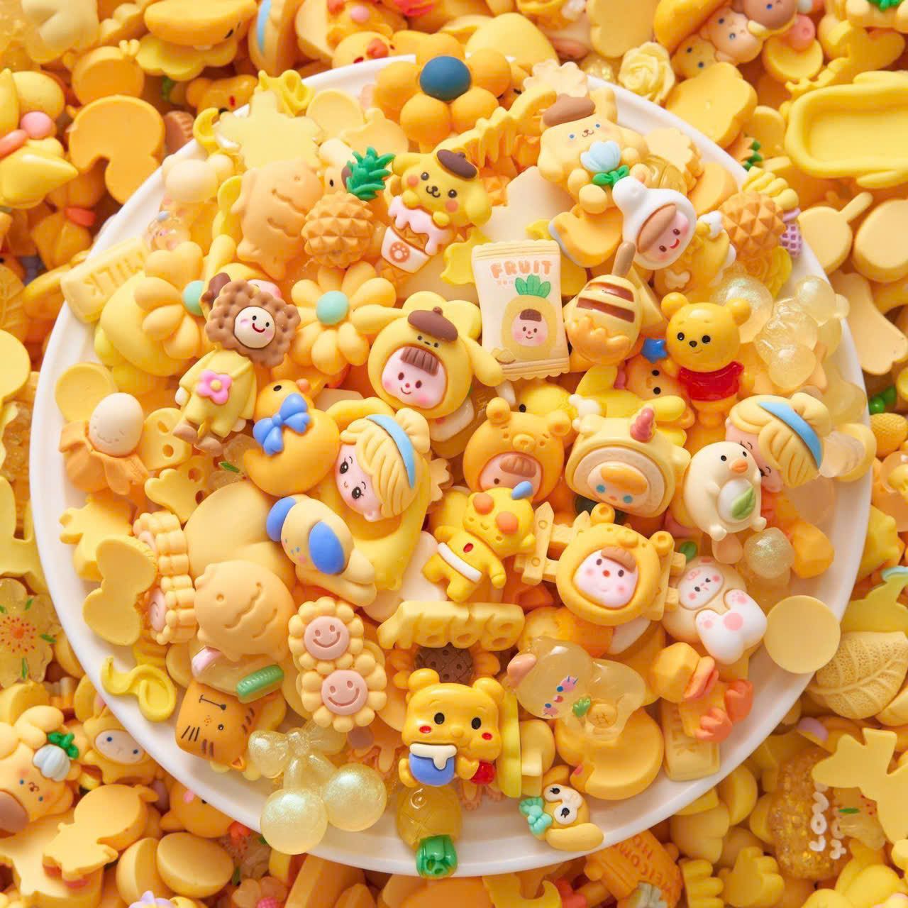  Charm Nhựa Resin 3D Nhiều Mẫu 