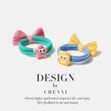  Bộ Dây Buộc Tóc Vải SpongeBob 