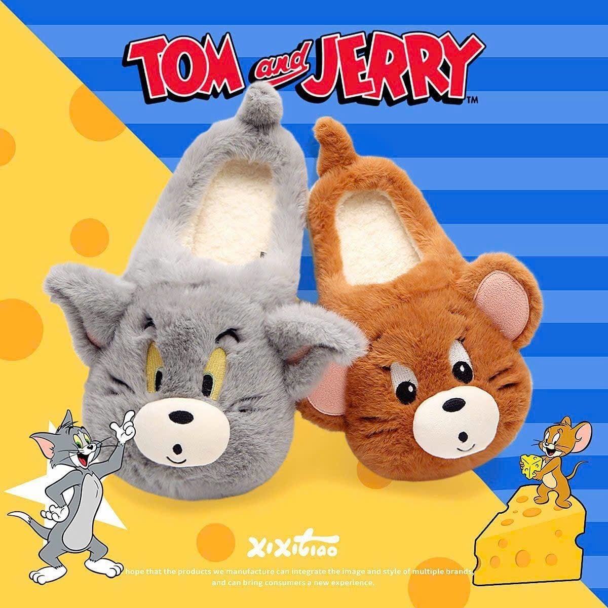  Dép Bông Hình Chú Chuột Tom & Jerry 