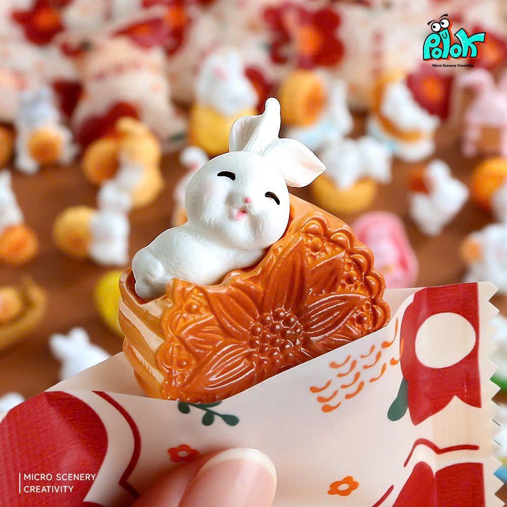  Túi Mù Thỏ Và Bánh Dễ Thương Để Bàn 
