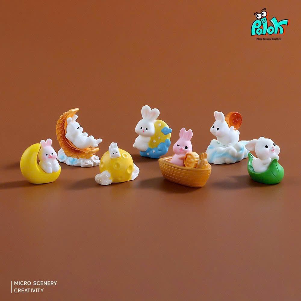  Túi Mù Thỏ Và Bánh Dễ Thương Để Bàn 