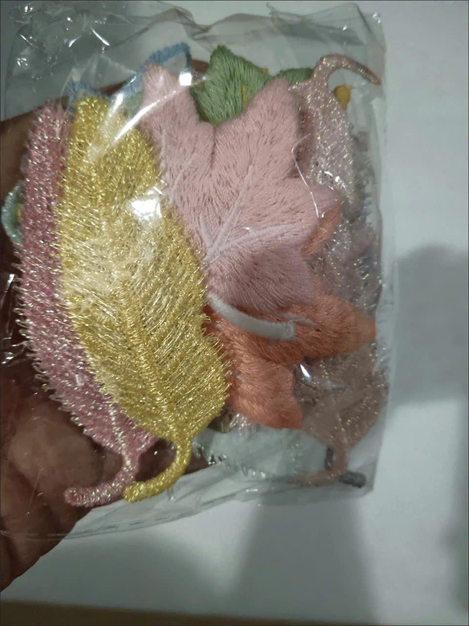  Bộ Kẹp Tóc Hình Lá Và Lông Vũ 