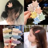  Bộ Kẹp Tóc Hình Lá Và Lông Vũ 