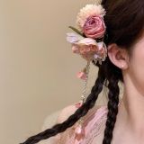  Kẹp Tóc Phong Cách Hanfu Họa Tiết Hoa 