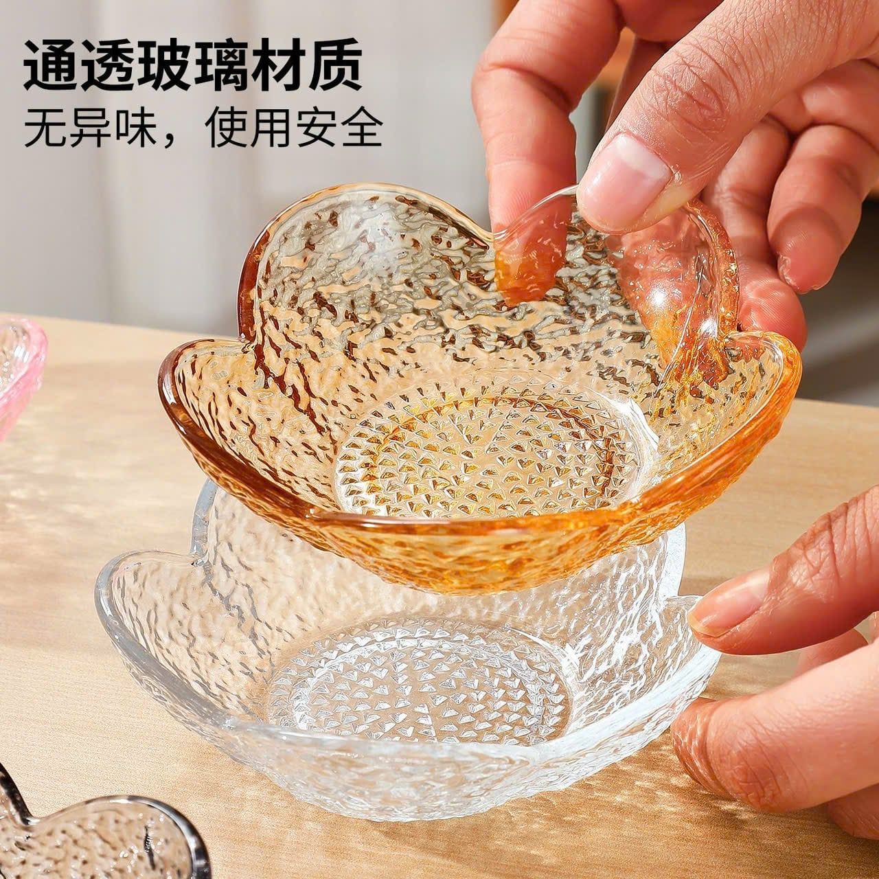  Chén Thủy Tinh Hình Hoa Anh Đào 