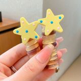  Set 5 Dây Buộc Tóc Lò Xo Hình Ngôi Sao 