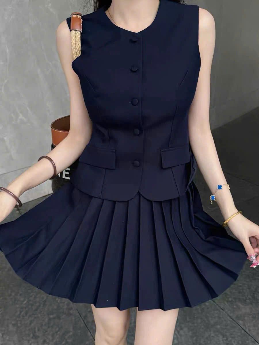  Set Gile Xanh Đen Korean Fashion 