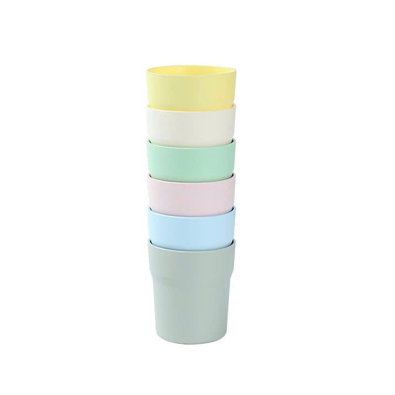  Bộ 6 Cốc Nhựa Nhiều Màu Sắc 