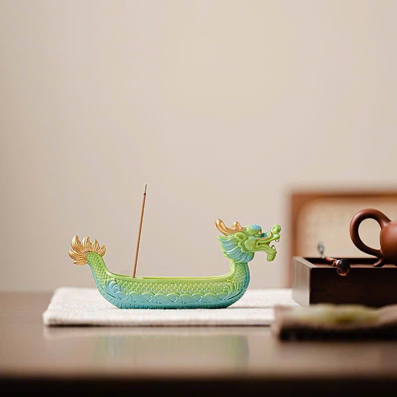  Dụng Cụ Cắm Nhang Hình Thuyền Rồng 