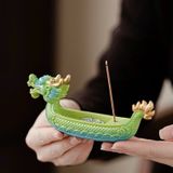  Dụng Cụ Cắm Nhang Hình Thuyền Rồng 